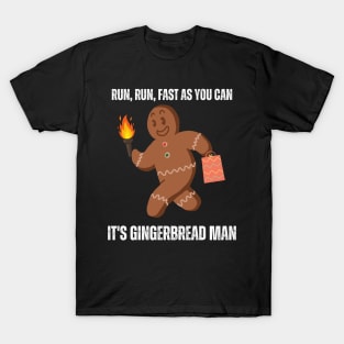 Gingerbread Man on a Mission T-Shirt